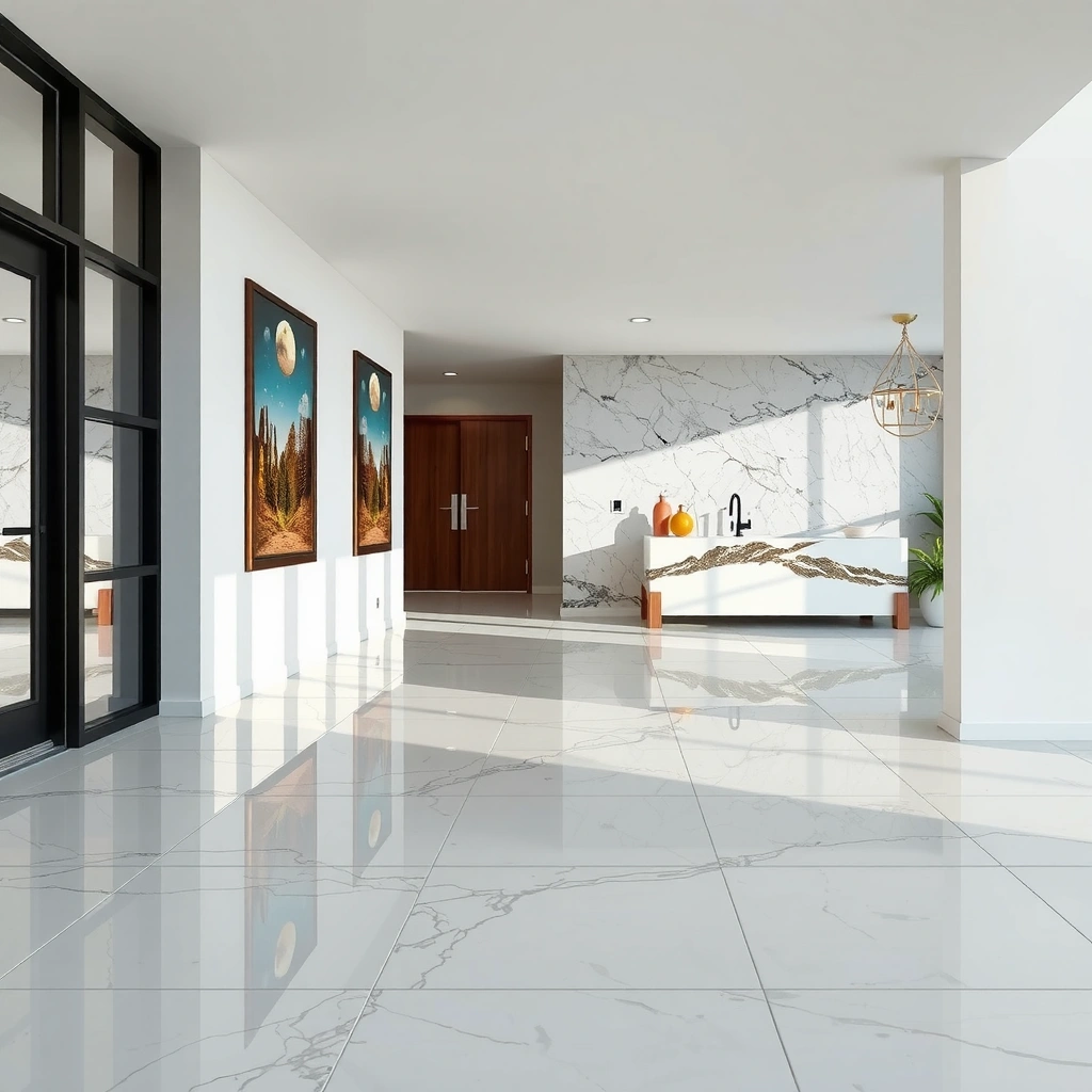 Area preparation and protection for deep cleaning marble floors