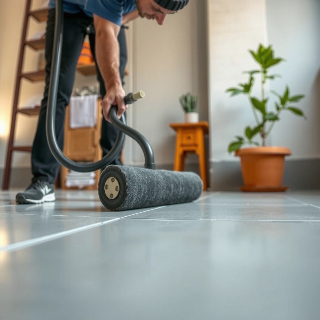 Cleaning tile floors and identifying the tile finish for polishing preparation