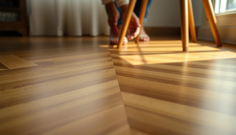 Tips for preventing scratches on chevron floors with protective measures and care techniques.