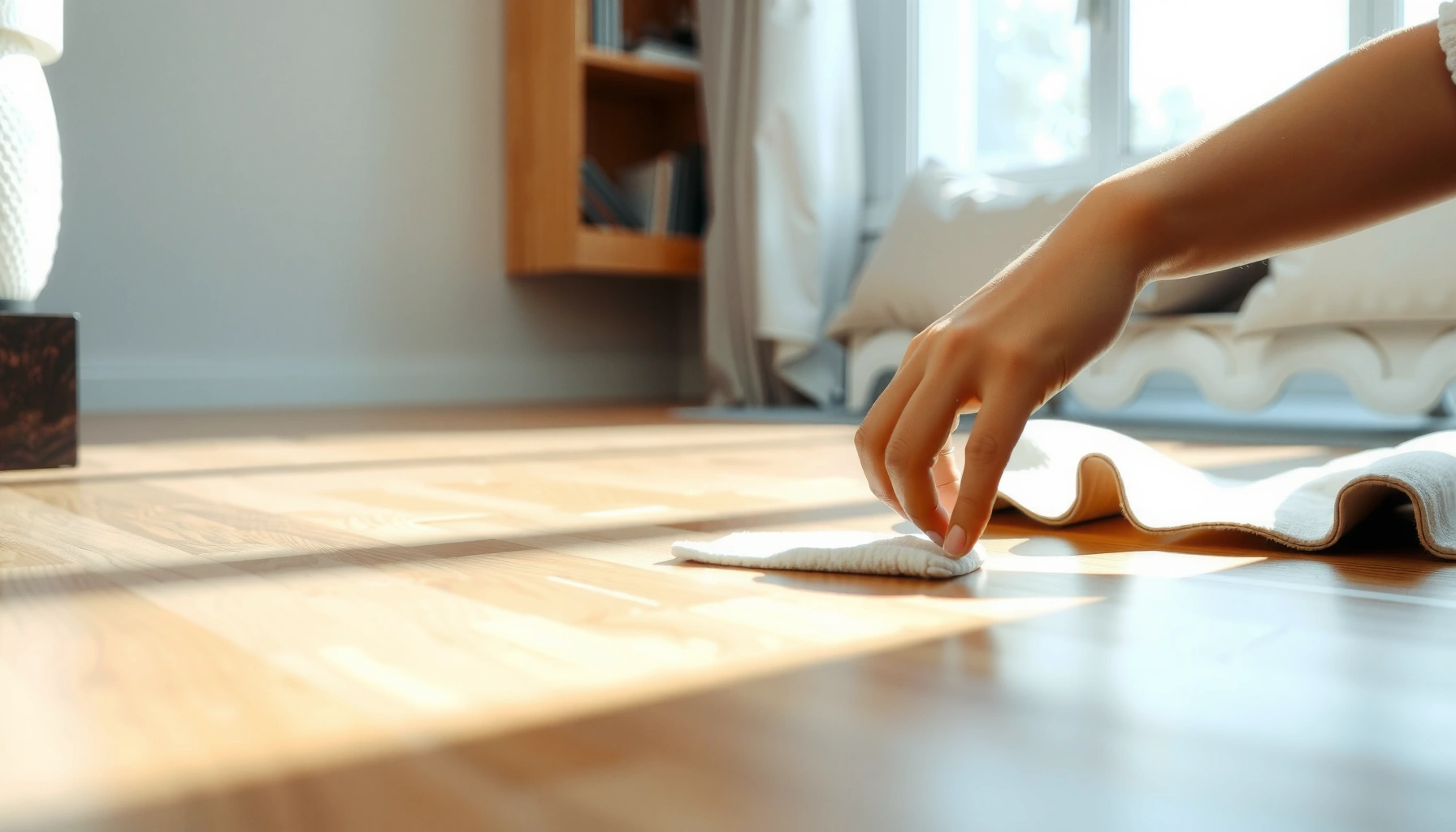 Tips for preventing scratches on hardwood floors with home remedies and care techniques.