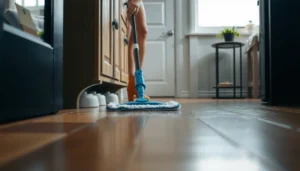 Tips for preventing scratches on sheet vinyl floors with protective measures and maintenance advice