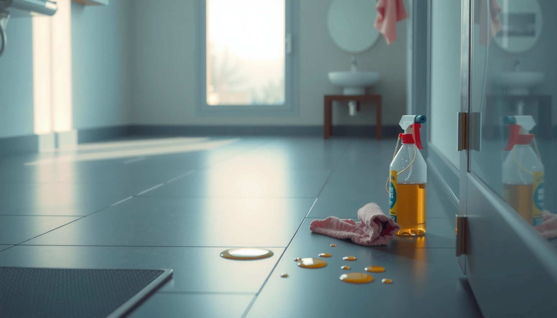 Tips for preventing slips on ceramic tile floors with practical advice and safety measures.