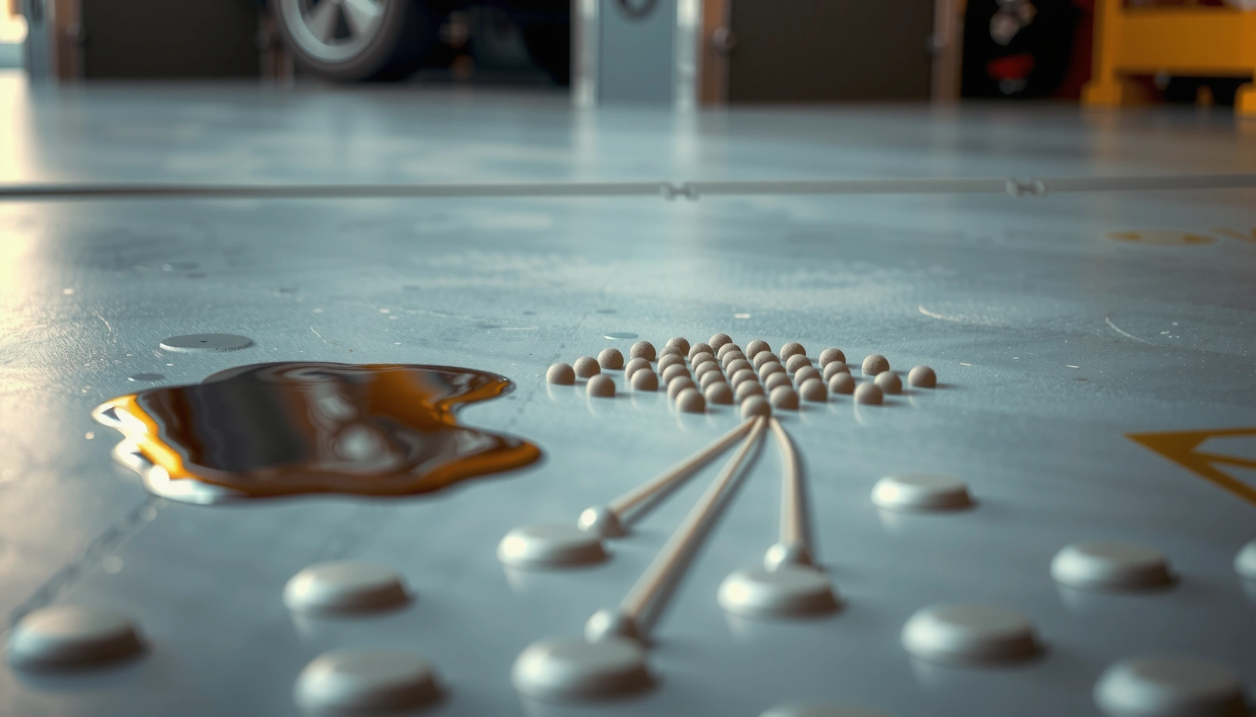 Effective fixes to prevent slipping on garage floors with various surface treatments.