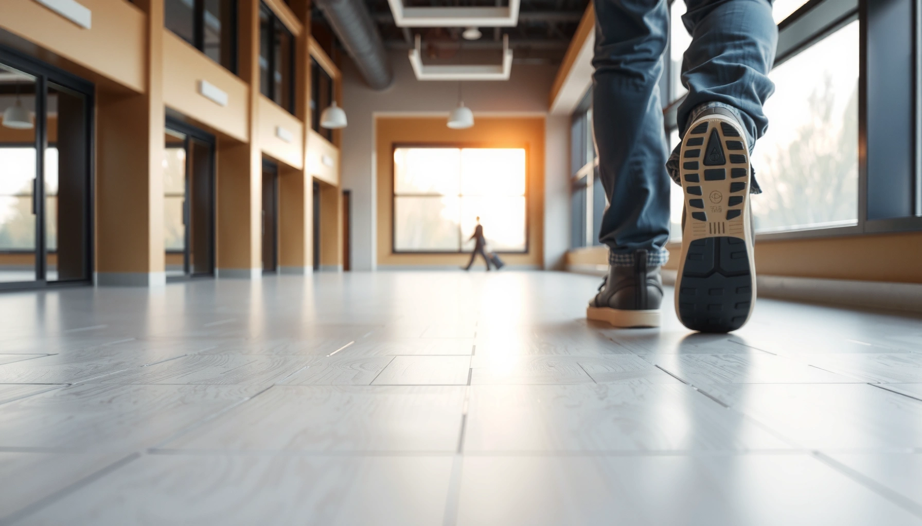 Tips to prevent slipping on polyaspartic floors for safety and durability.