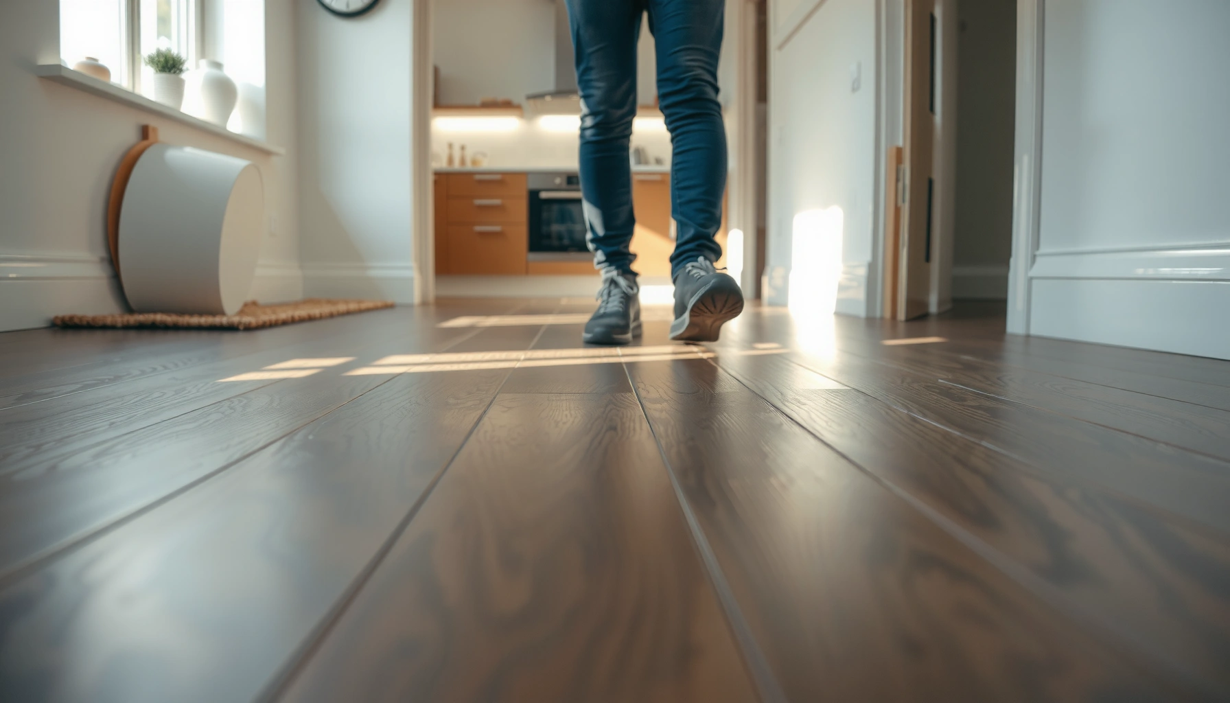 Steps to prevent slipping on vinyl floors with practical tips and safety measures.