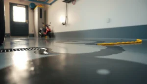Steps to prevent water damage on garage floors including sealing and drainage solutions.