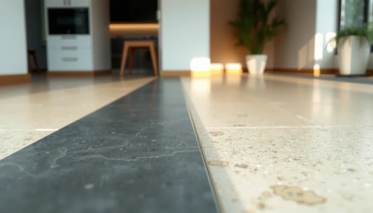 Key steps to prevent water damage on polished concrete floors, showcasing protective measures.