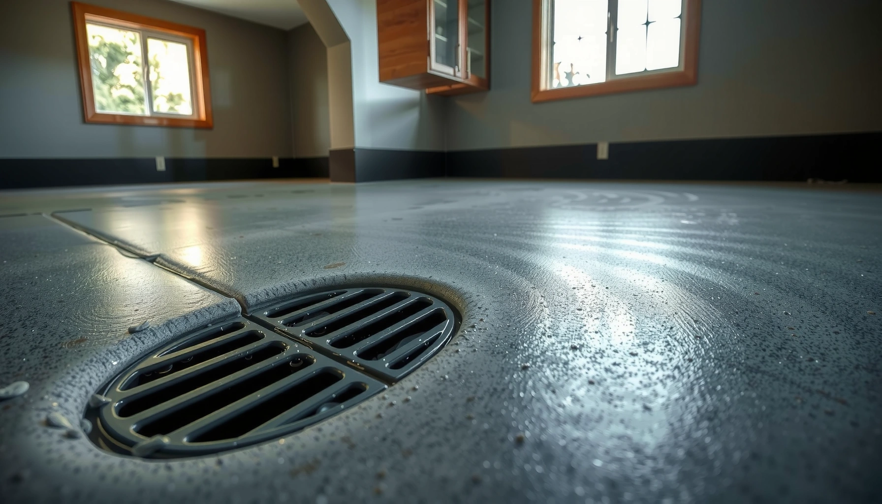 Tips for preventing water damage to concrete floors, showcasing practical solutions and maintenance strategies.