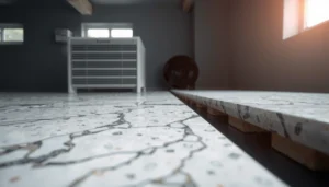 Steps to prevent mold growth under granite flooring in homes and buildings.