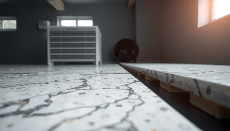 Steps to prevent mold growth under granite flooring in homes and buildings.
