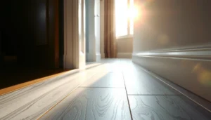 Steps to prevent mold growth under sheet vinyl flooring in homes.