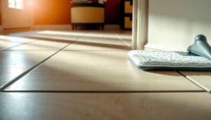 Tips for preventing scratches on ceramic tile floors, showcasing protective measures and maintenance.