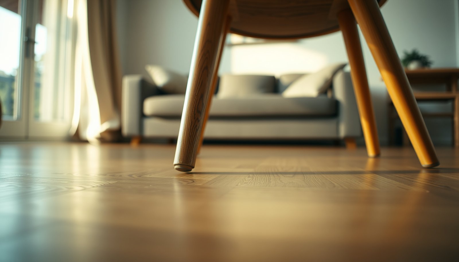 Tips for preventing scratches on hardwood floors in rental properties.