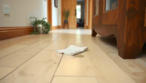 Tips for preventing water damage to engineered wood floors with protective measures and maintenance.