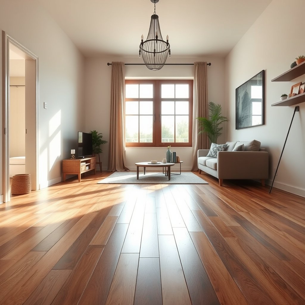 Entryway with protective mat to shield hardwood floors from grit damage
