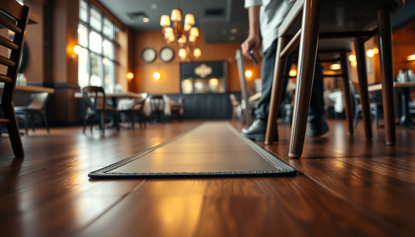 Steps to protect hardwood floors in a restaurant setting with practical tips and techniques.