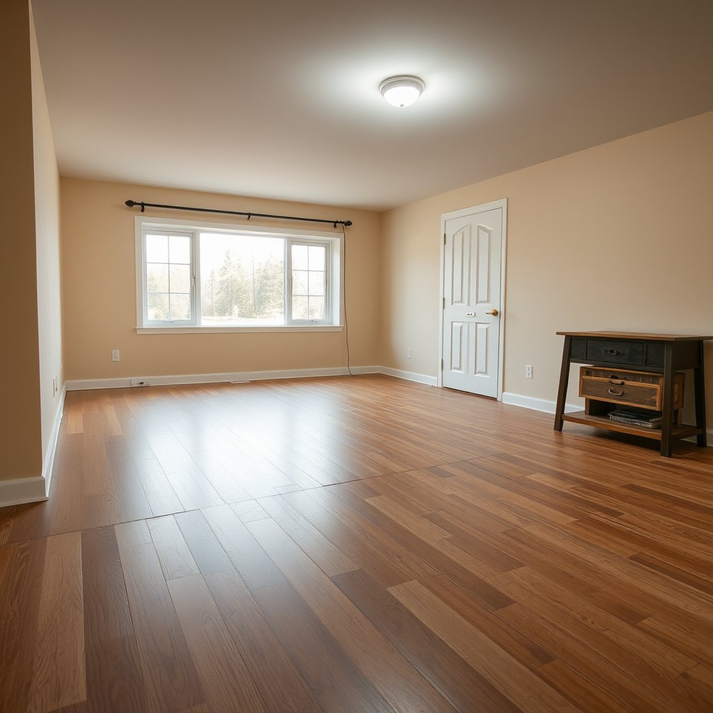 Entryway and walk path protection methods for laminate floors in a basement.