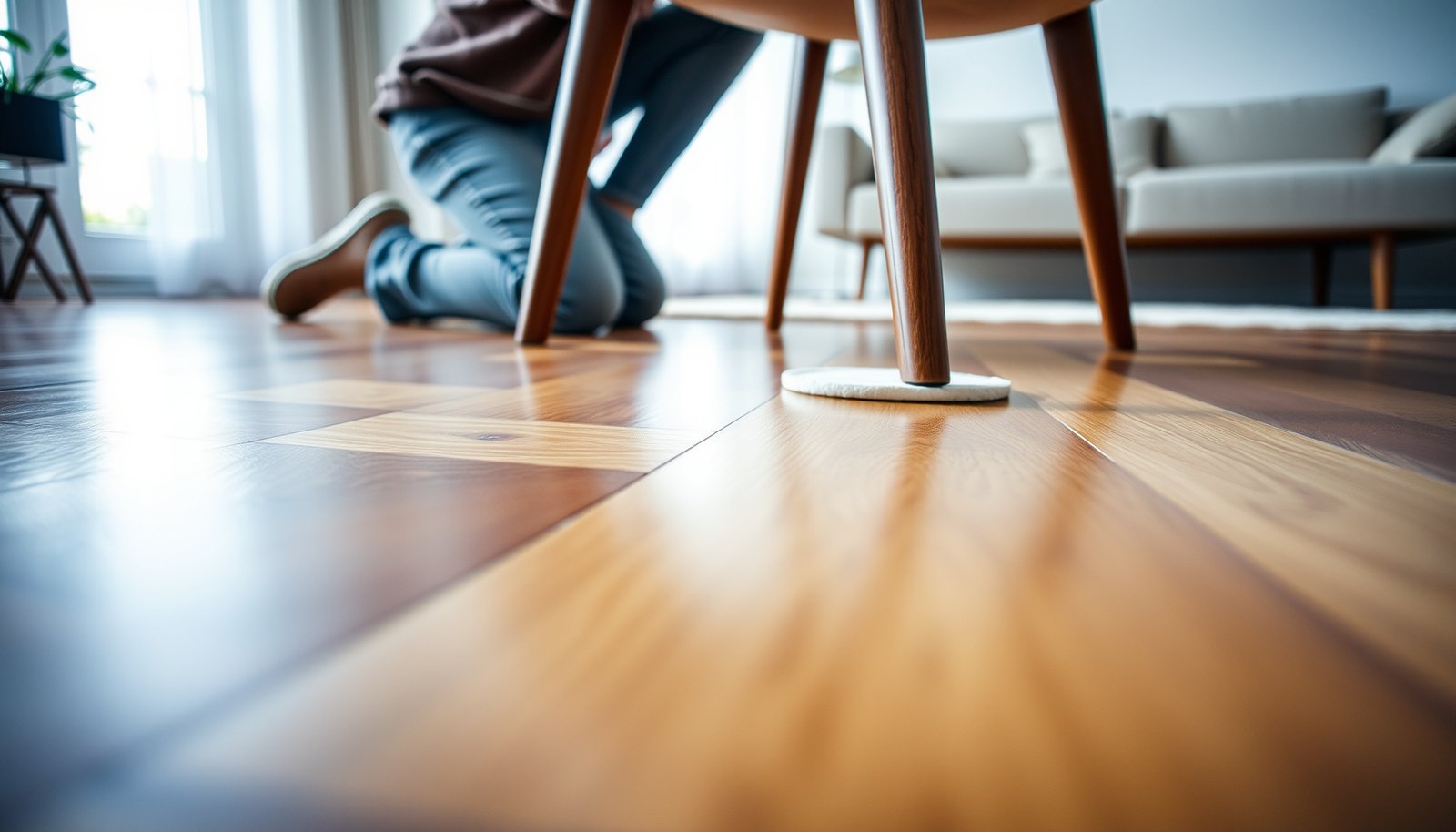 Tips for protecting and caring for parquet floors to maintain their beauty and durability.