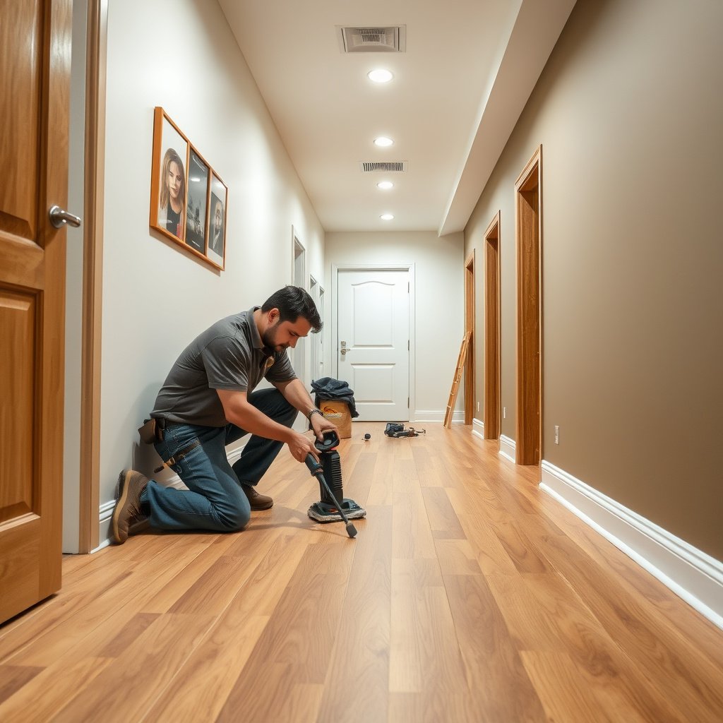 A close-up image showing common problems in engineered wood floors for quick diagnosis.