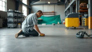 Step-by-step guide on refinishing rubber floors with tools and techniques