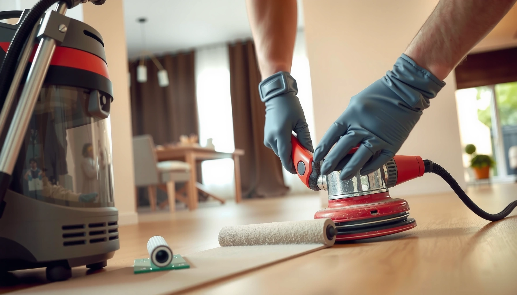 Step-by-step guide to refinishing SPC floors with tools and techniques.