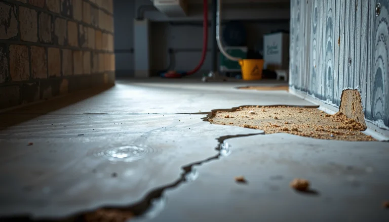 Effective methods for removing scratches from basement floors in a home setting.