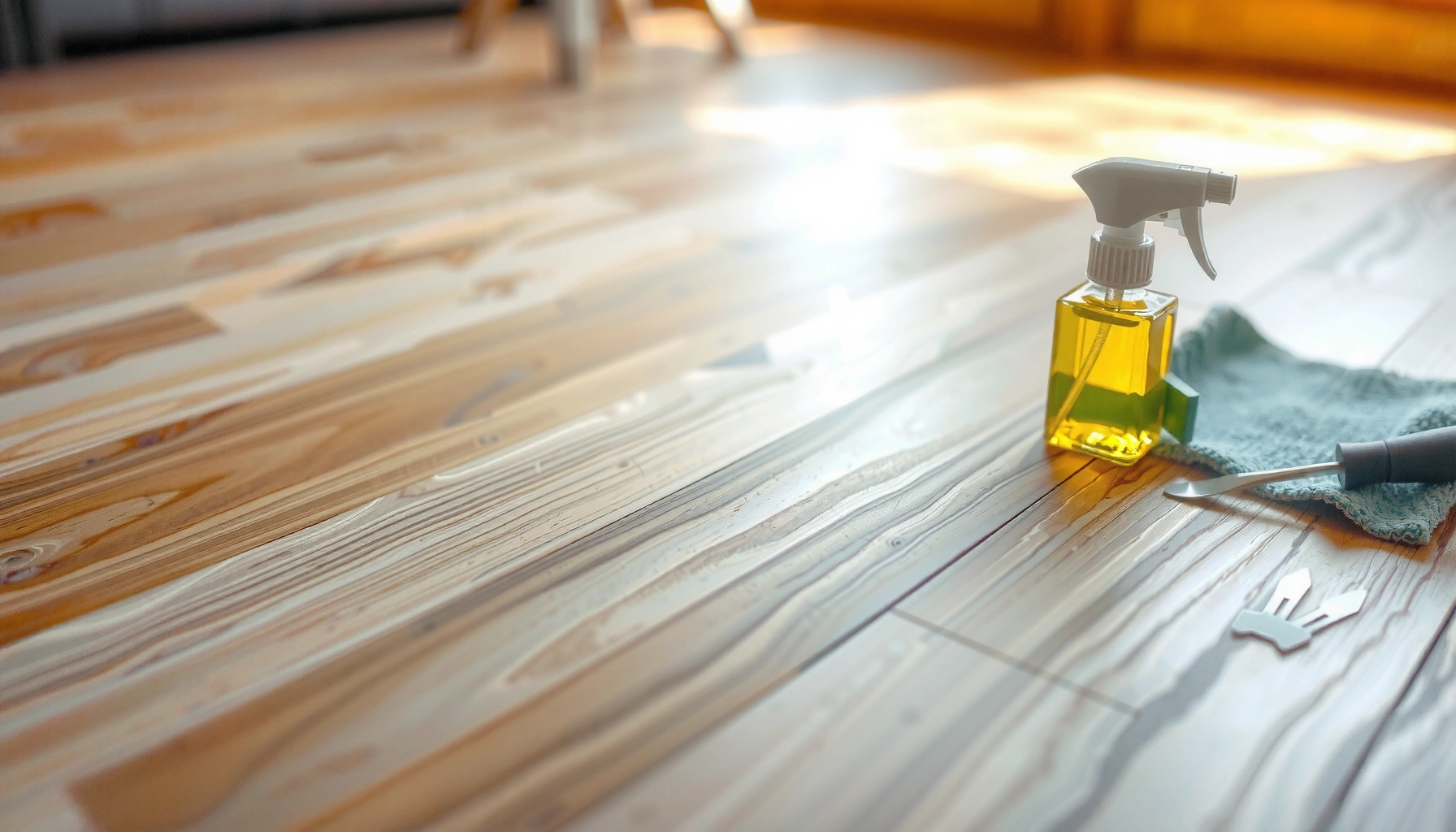 Effective methods for removing scratches from laminate floors.