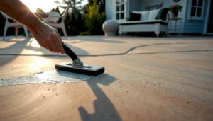 Step-by-step guide on how to remove scratches from patio floors quickly and effectively.