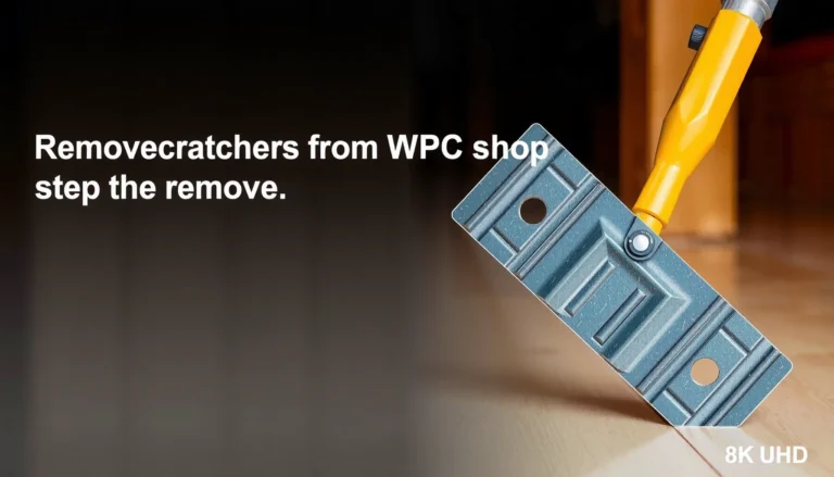 Step-by-step guide to removing scratches from WPC floors with effective repair techniques.