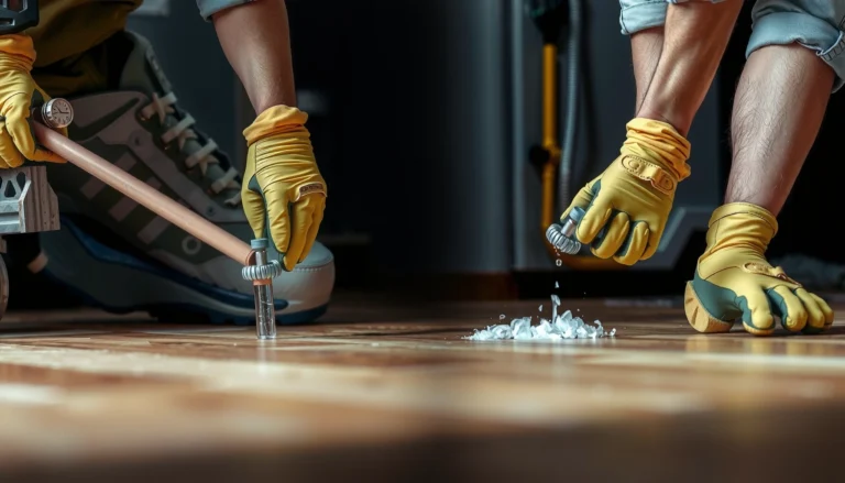 Step-by-step methods to remove adhesive from basement floors effectively.