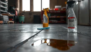 Step-by-step guide on how to remove adhesive from concrete floors effectively.