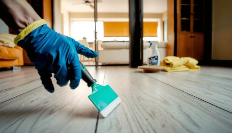 Step-by-step guide for safely removing adhesive from vinyl floors without damage.