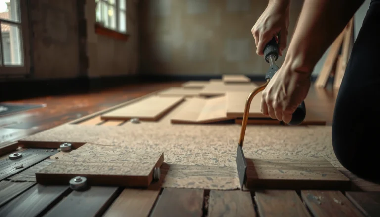 Step-by-step guide on how to remove cork floors safely and effectively.