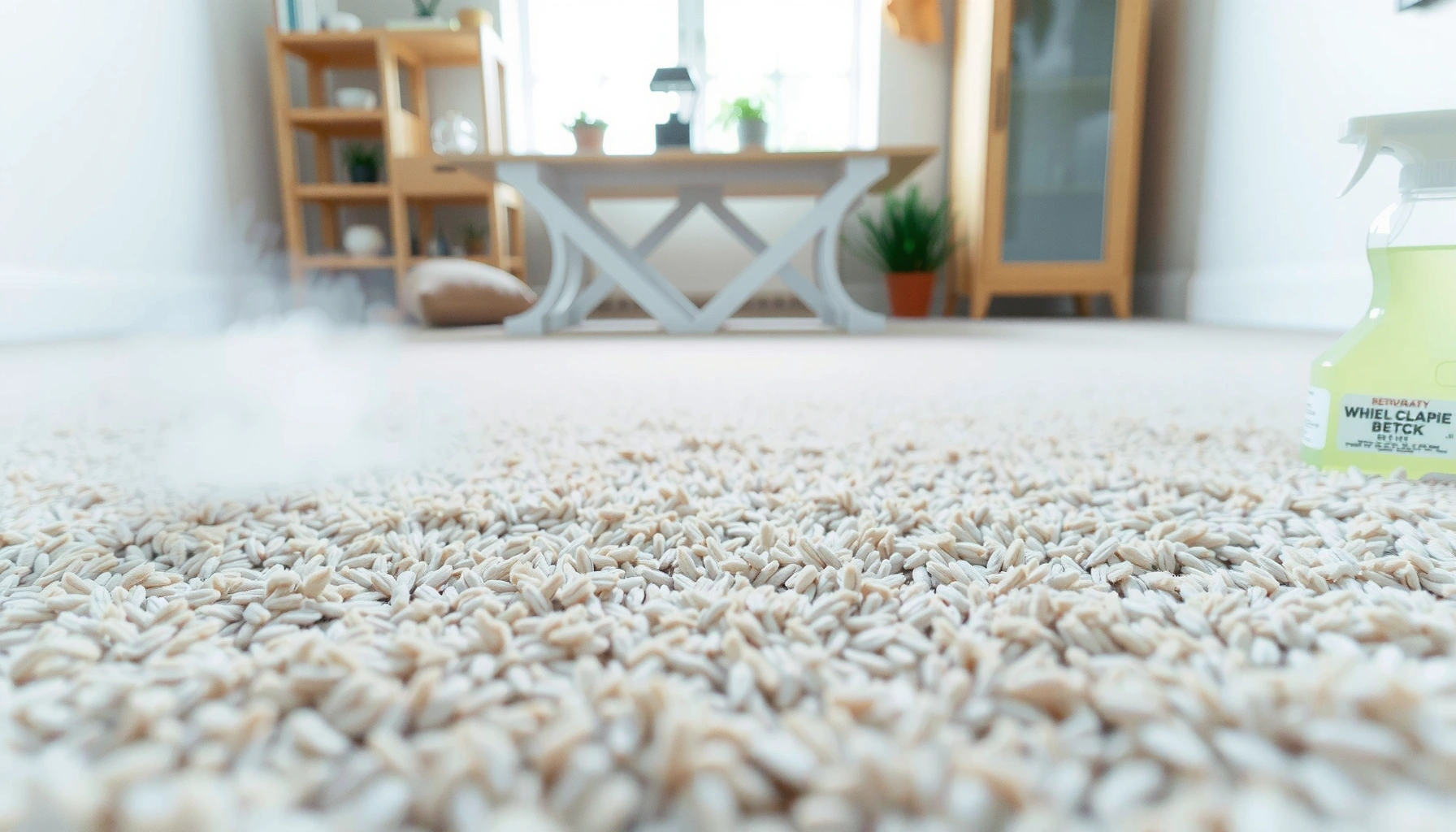 Step-by-step guide on how to remove odors from carpet tiles effectively.