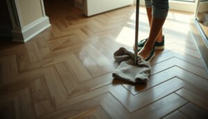 Step-by-step guide on removing odors from chevron floors with effective cleaning techniques.