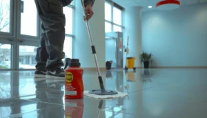 Step-by-step guide on how to remove odors from commercial floors effectively.