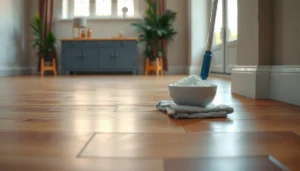 Steps to effectively remove odors from laminate floors using practical methods.