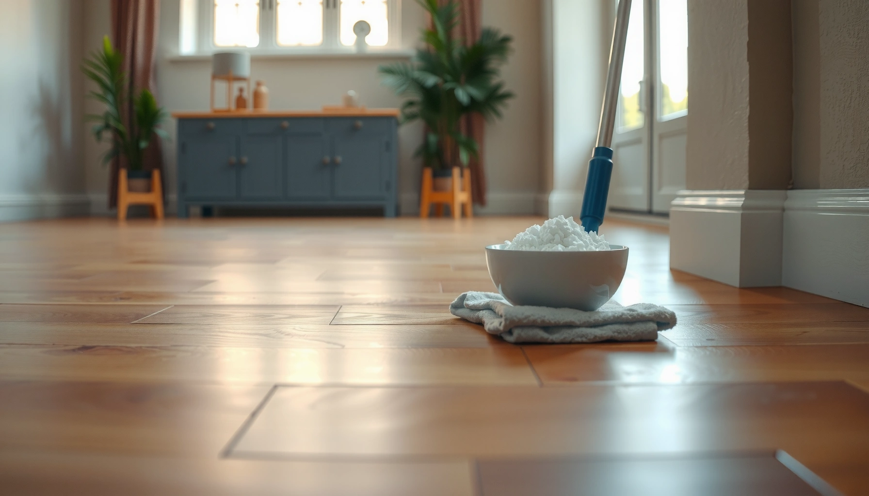 Steps to effectively remove odors from laminate floors using practical methods.