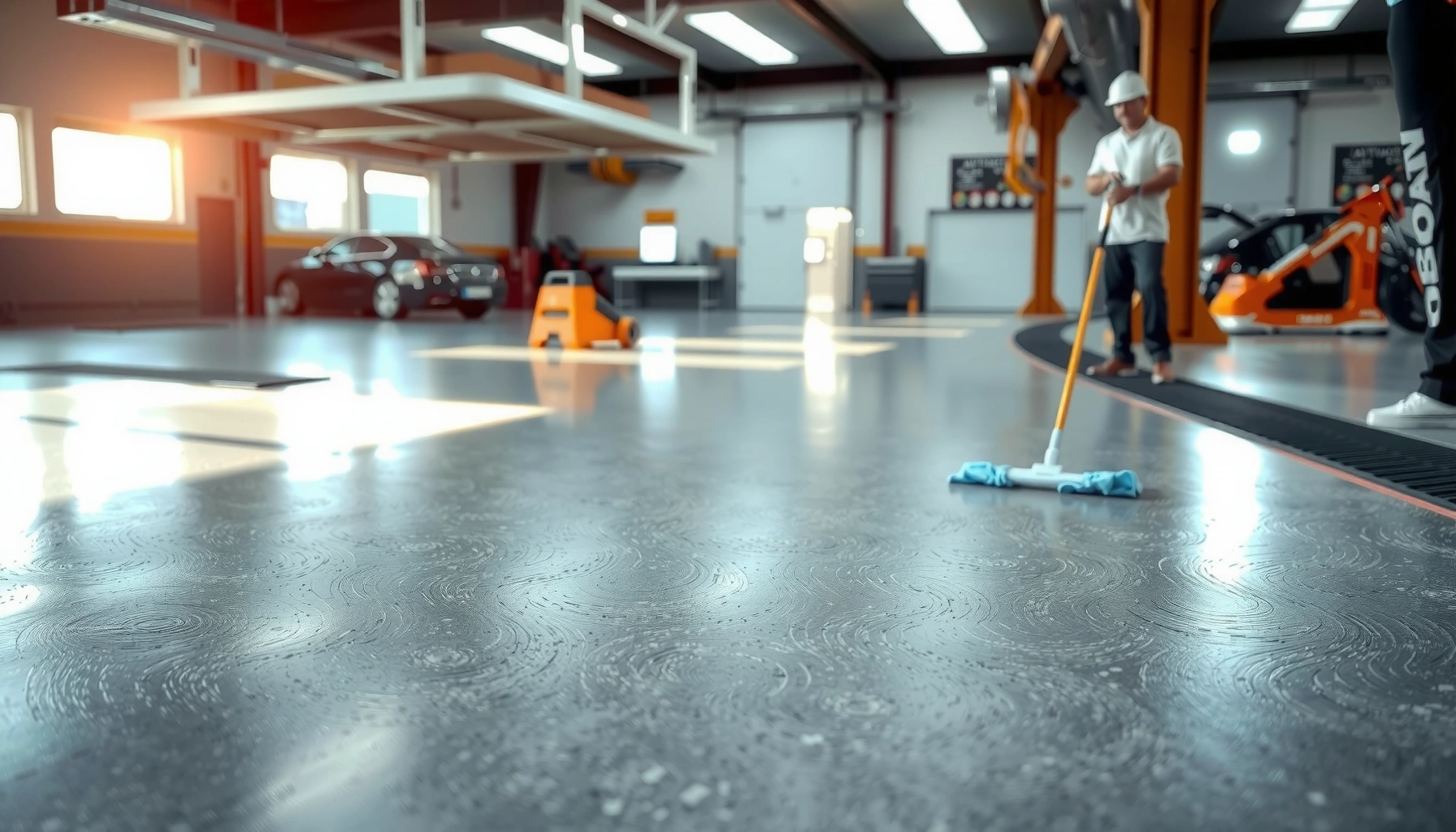 Step-by-step process for removing odors from polyaspartic floors effectively.