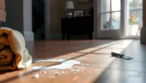 Step-by-step guide on how to safely remove paint from cork floors without damage.