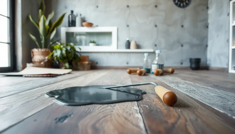 Step-by-step guide on how to remove paint from WPC floors effectively.