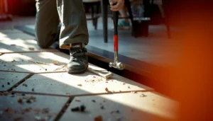 Step-by-step guide on how to remove patio floors effectively with tools and techniques.