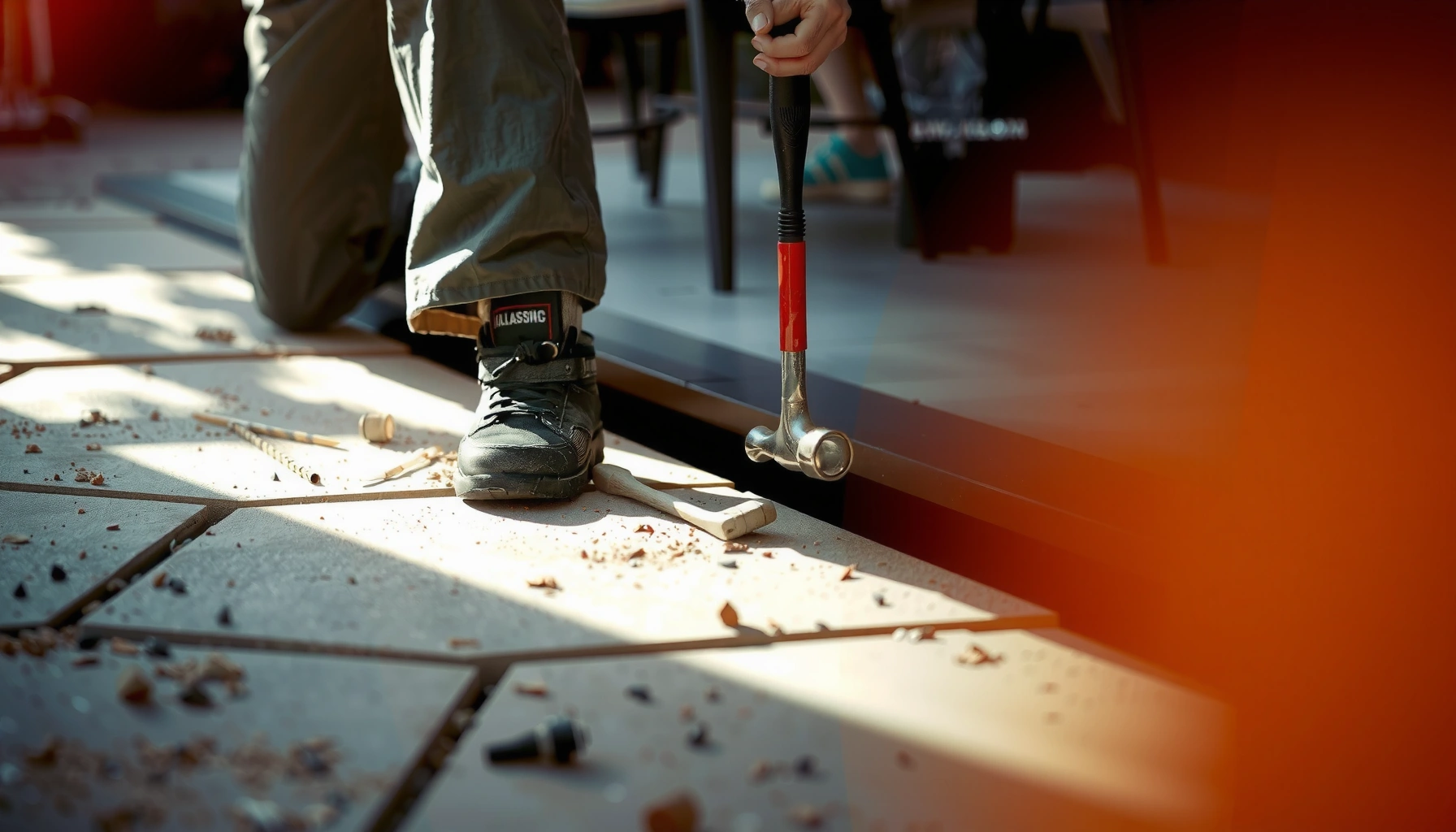 Step-by-step guide on how to remove patio floors effectively with tools and techniques.