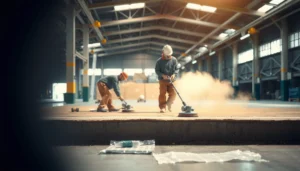 Step-by-step guide on how to remove polyaspartic floors effectively and safely.