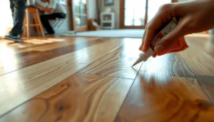 Step-by-step guide on how to remove scratches from bamboo floors effectively.