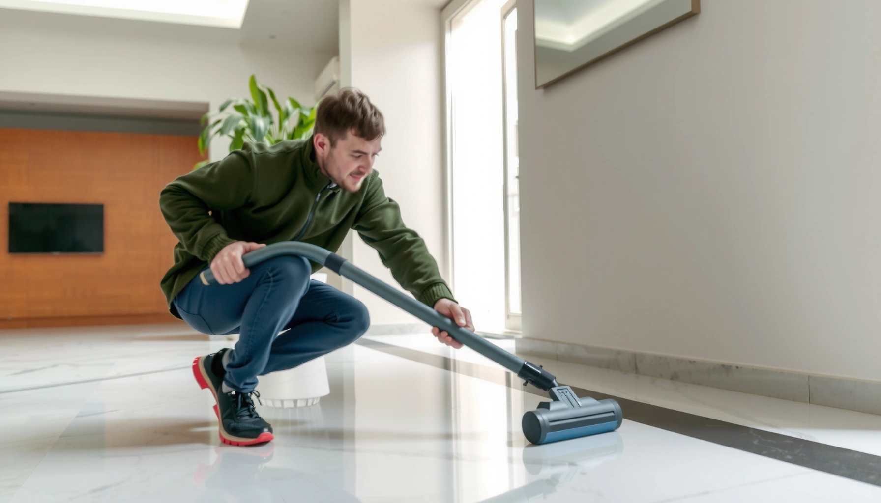 Step-by-step guide on how to safely remove scratches from marble floors.