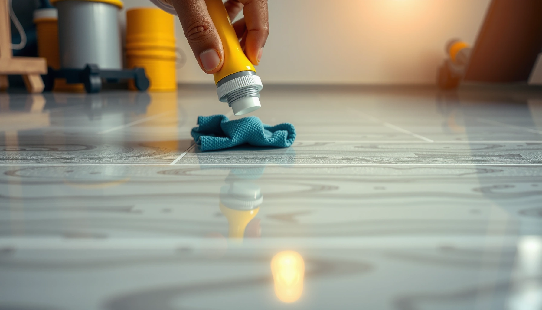 Step-by-step guide on removing scratches from polyaspartic floors with tools and techniques