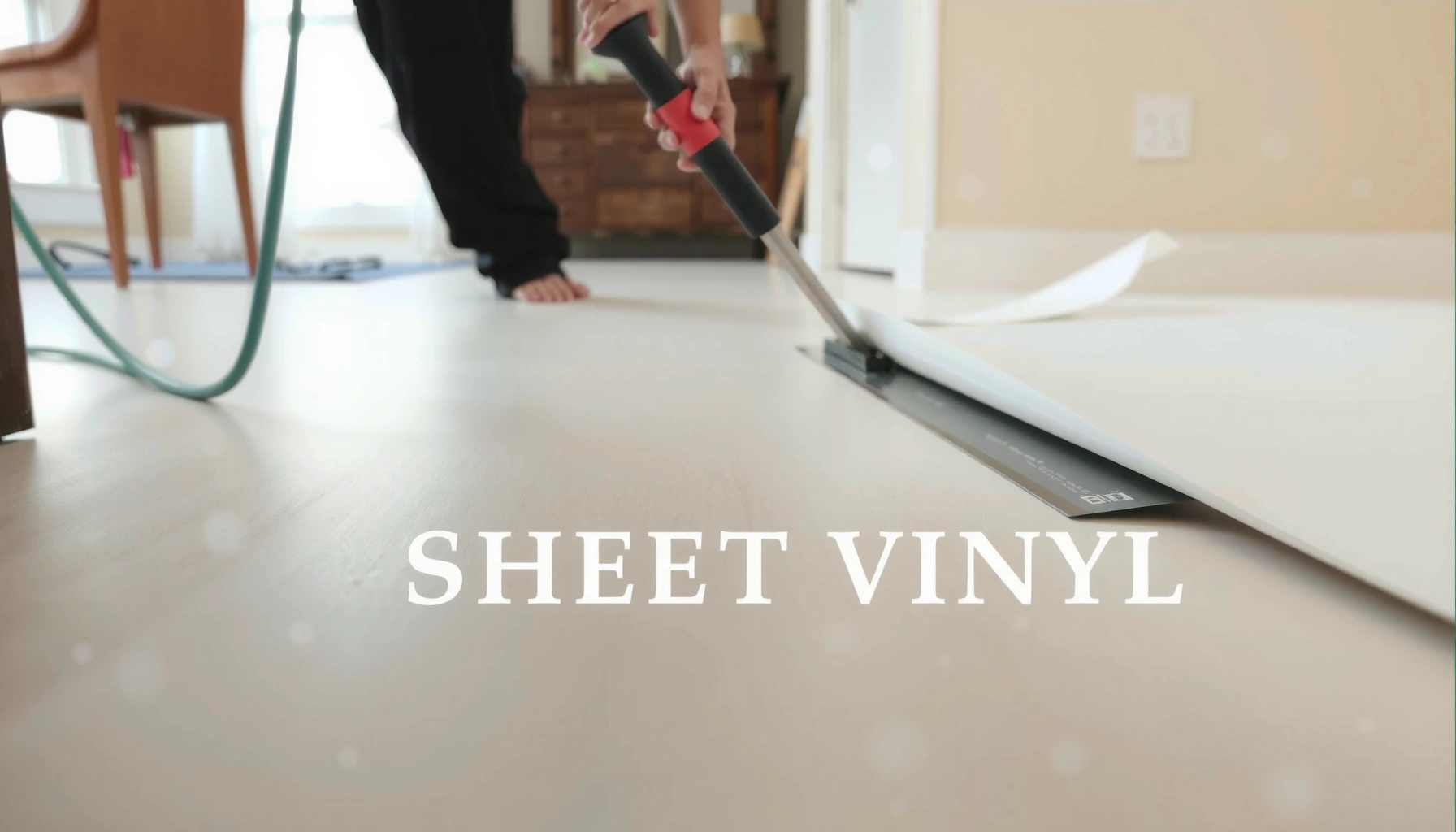 Step-by-step guide on how to remove sheet vinyl floors effectively and safely.