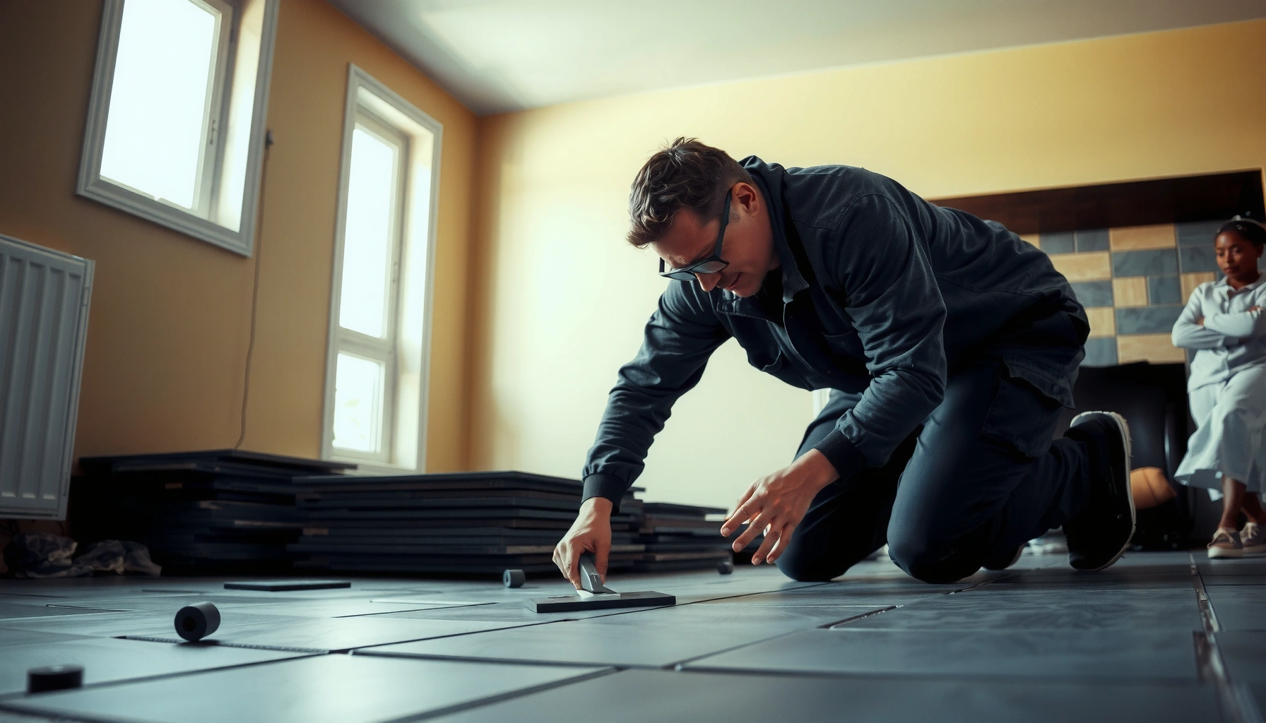 Step-by-step guide on how to remove slate floors effectively and safely.
