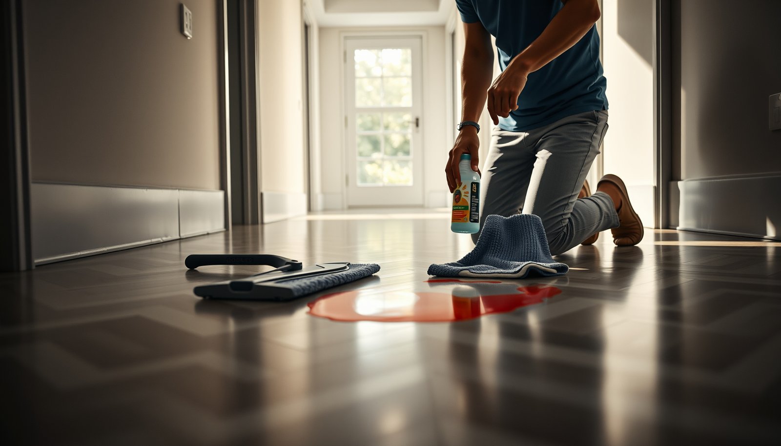 Step-by-step guide on how to remove stains from chevron floors effectively
